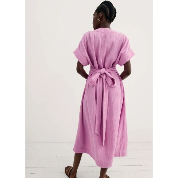 Hatch Maternity Pink Carolina Dress Size 4 - Picture 2 of 11